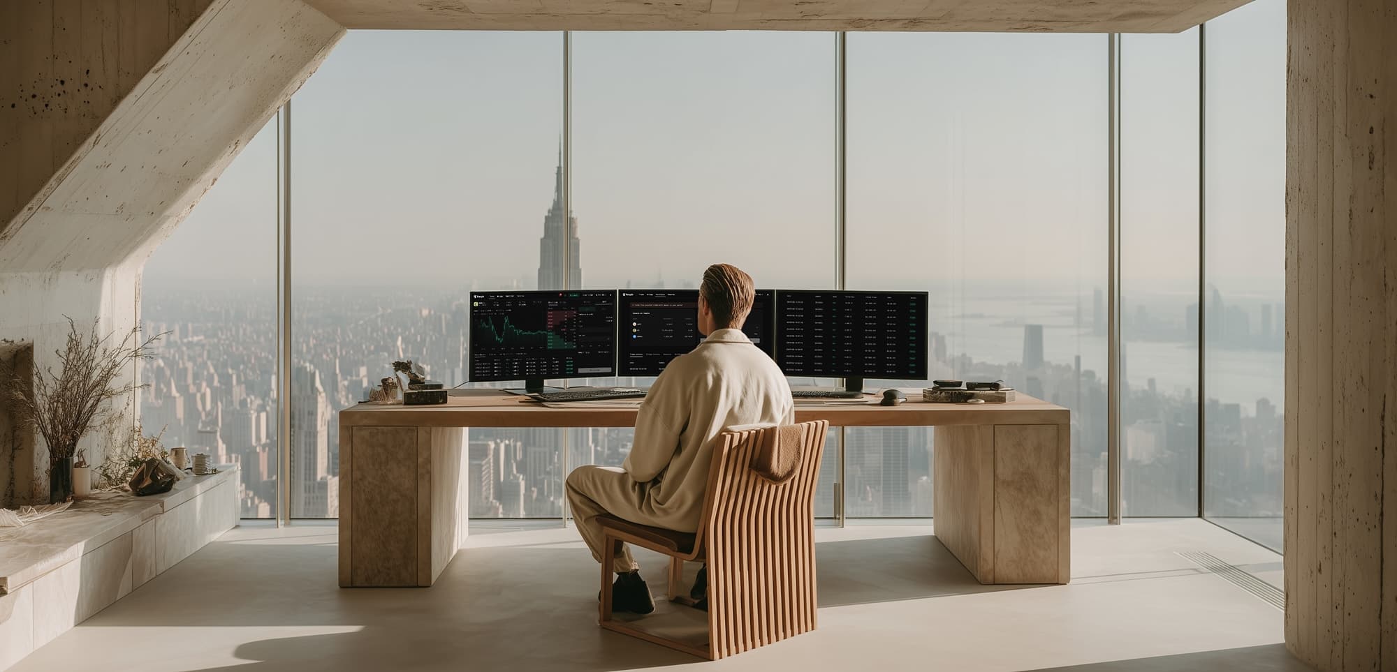 Temple Trading platform on laptop